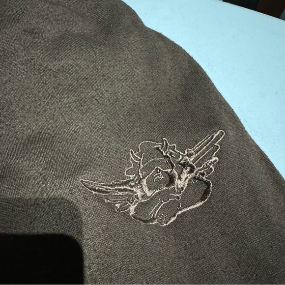 NEW BOY’S LIE BROWN SWEATPANTS SZ MEDIUM M - Picture 2 of 4